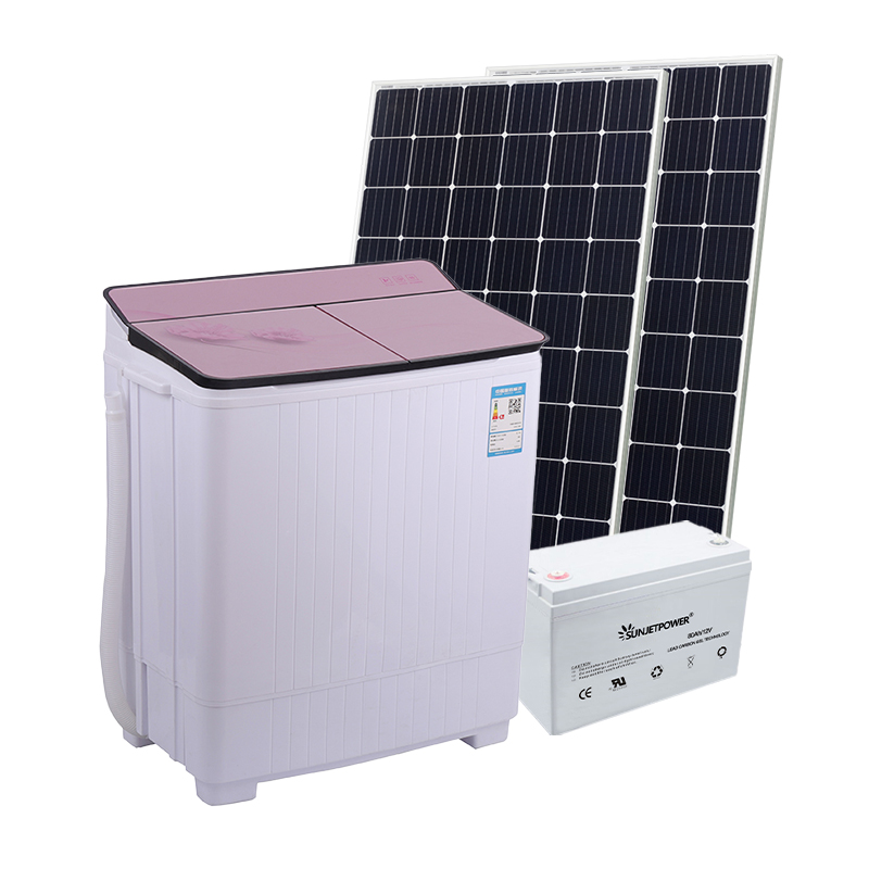 Энергоэффективная стиральная машина с двойной ванной на солнечной энергии постоянного тока 12 В для дома